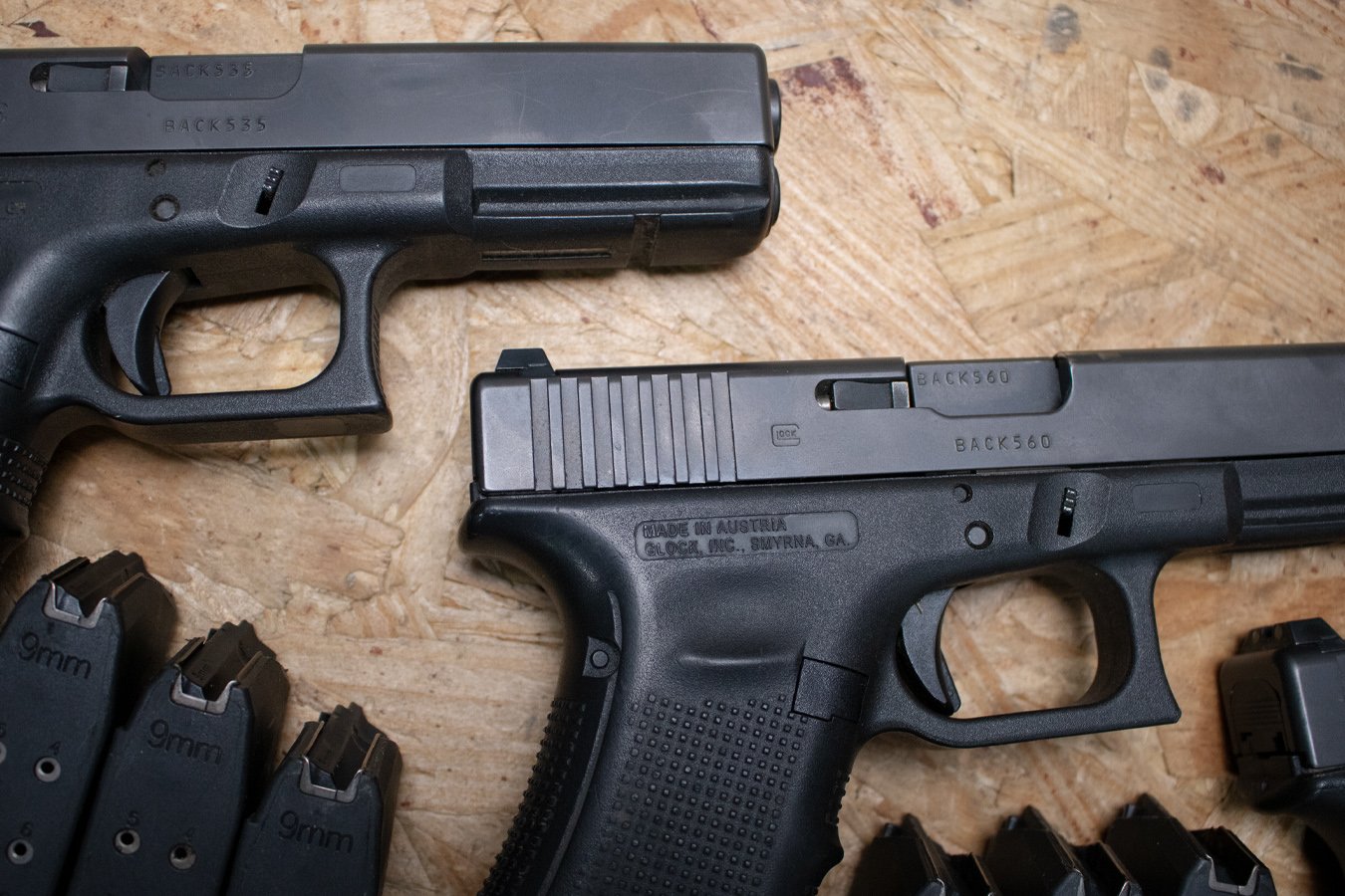 GLOCK 17 Gen4 9mm Police Trade-in Pistols (Fair Condition)